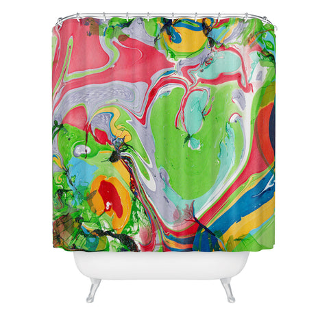 Rosie Brown Summer Palette Shower Curtain