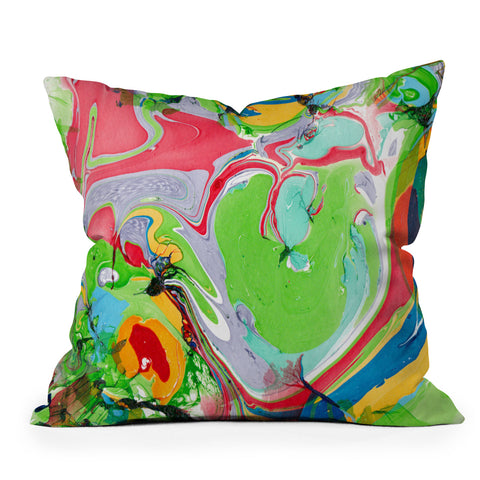 Rosie Brown Summer Palette Throw Pillow