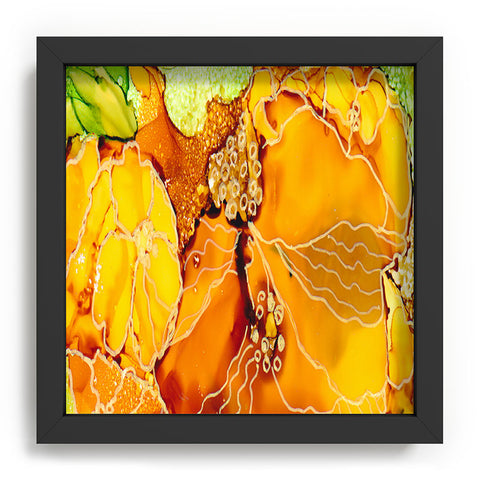 Rosie Brown Summer Sunflowers Recessed Framing Square