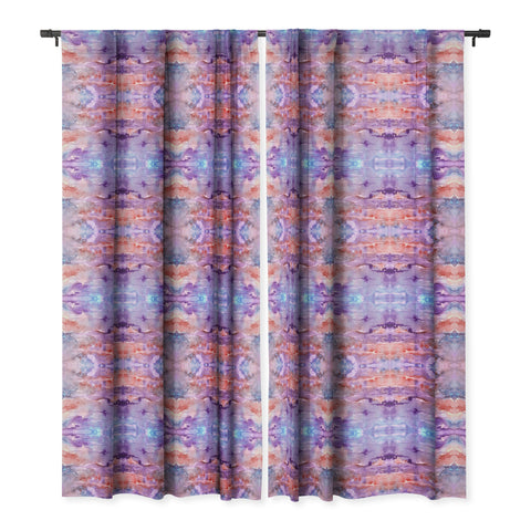 Rosie Brown Summer Sunset Blackout Window Curtain