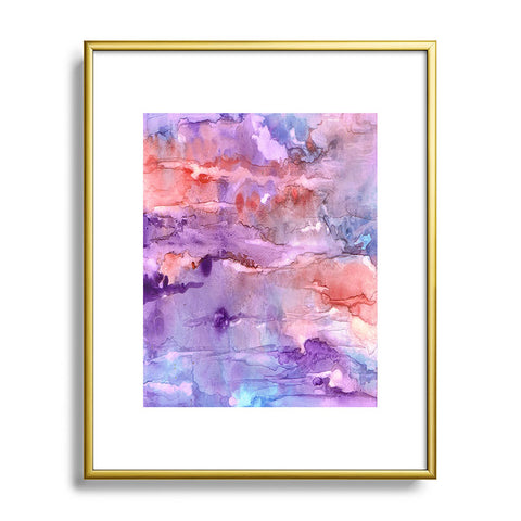 Rosie Brown Summer Sunset Metal Framed Art Print