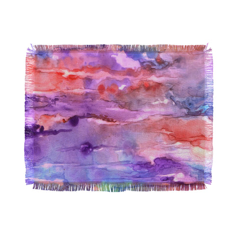 Rosie Brown Summer Sunset Throw Blanket