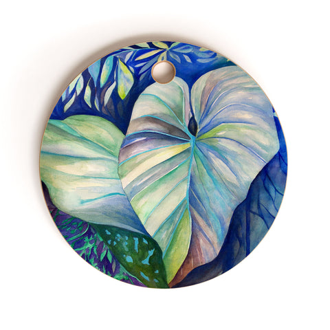 Rosie Brown Summertime Blues Cutting Board Round