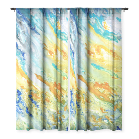 Rosie Brown Sunset Inspired Sheer Non Repeat