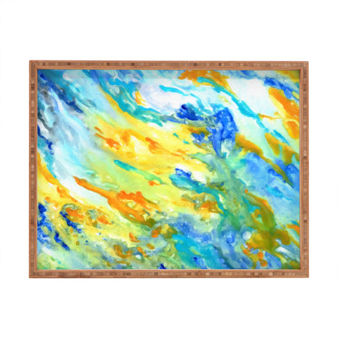 Rosie Brown Sunset Inspired Rectangular Tray