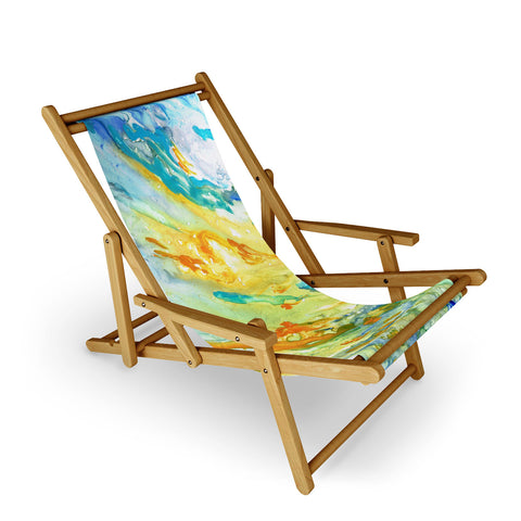 Rosie Brown Sunset Inspired Sling Chair