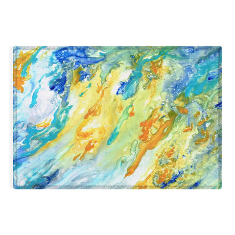 Rosie Brown Sunset Inspired Outdoor Rug