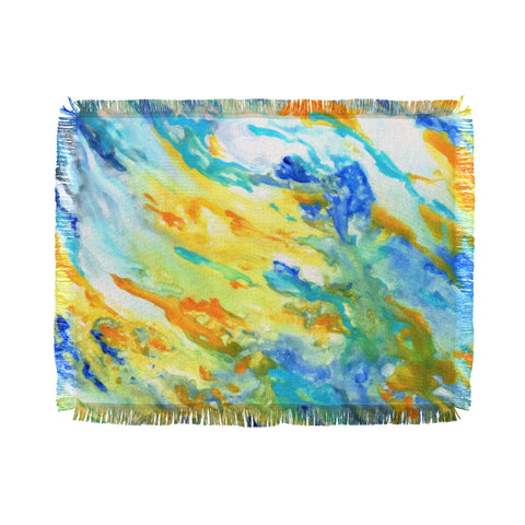 Rosie Brown Sunset Inspired Throw Blanket