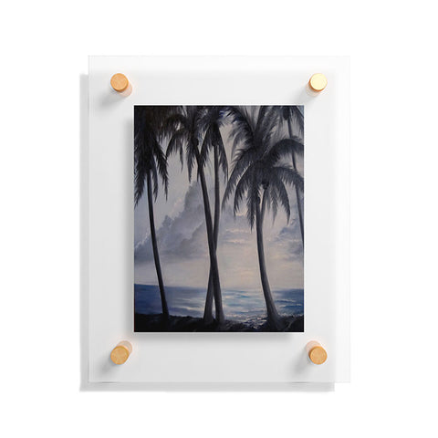 Rosie Brown Sunset Palms Floating Acrylic Print