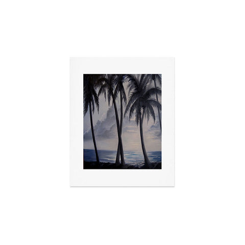 Rosie Brown Sunset Palms Art Print