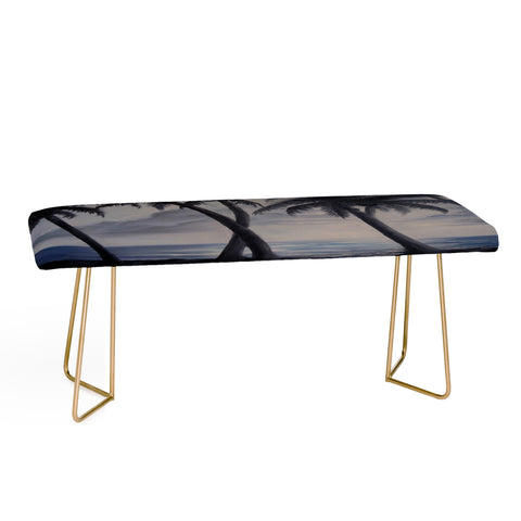 Rosie Brown Sunset Palms Bench