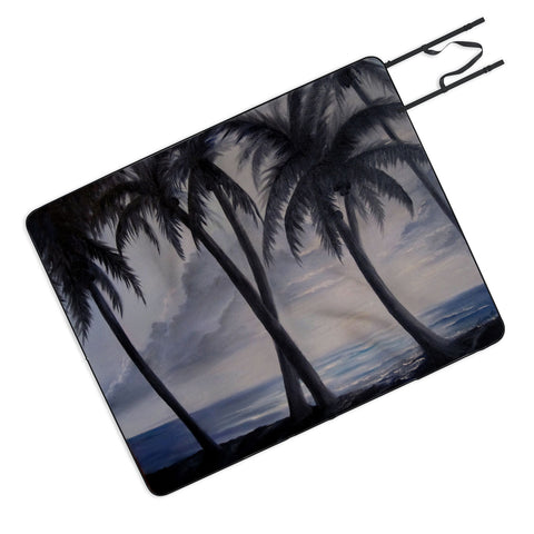 Rosie Brown Sunset Palms Picnic Blanket