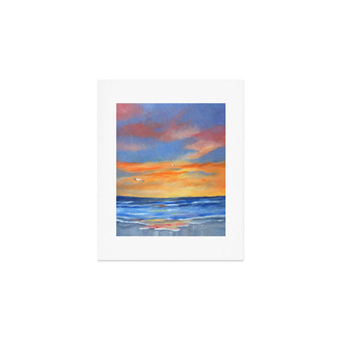 Rosie Brown Sunset Reflections Art Print