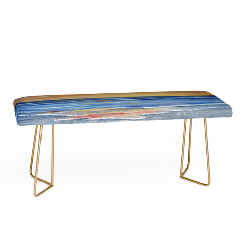 Rosie Brown Sunset Reflections Bench