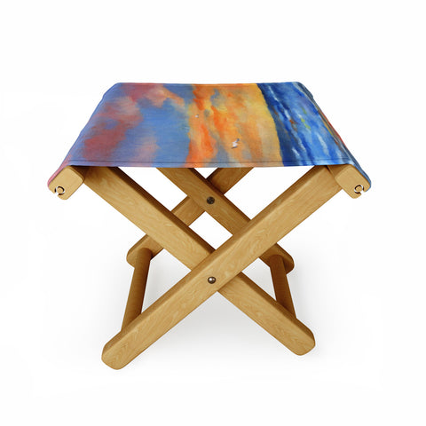 Rosie Brown Sunset Reflections Folding Stool