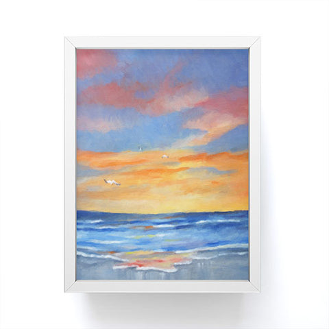 Rosie Brown Sunset Reflections Framed Mini Art Print