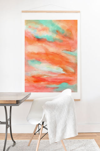 Rosie Brown Sunset Sky Art Print And Hanger