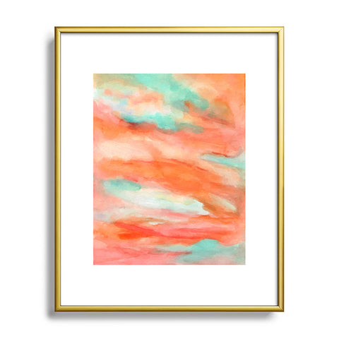 Rosie Brown Sunset Sky Metal Framed Art Print