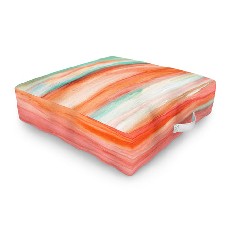 Rosie Brown Sunset Sky Outdoor Floor Cushion
