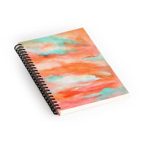 Rosie Brown Sunset Sky Spiral Notebook