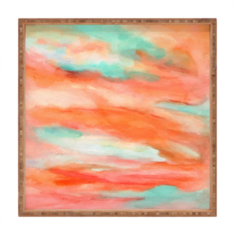 Rosie Brown Sunset Sky Square Tray