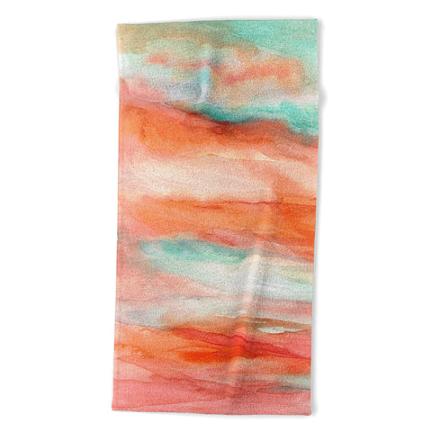 Rosie Brown Sunset Sky Beach Towel