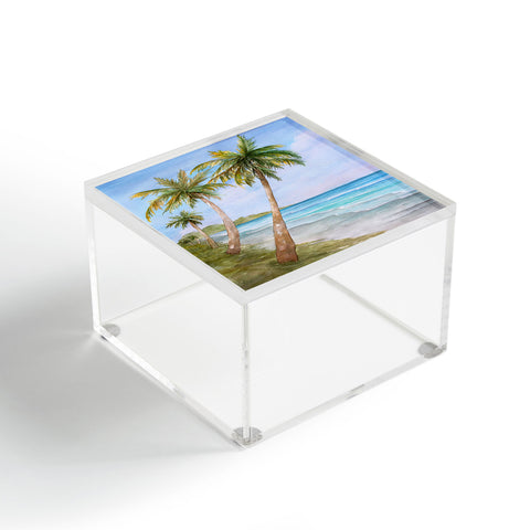 Rosie Brown Swaying Palms Acrylic Box