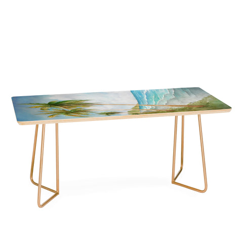 Rosie Brown Swaying Palms Coffee Table