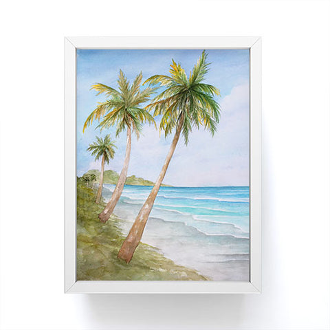 Rosie Brown Swaying Palms Framed Mini Art Print