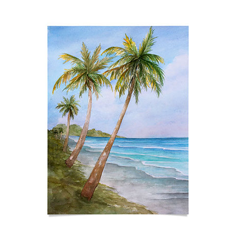 Rosie Brown Swaying Palms Poster