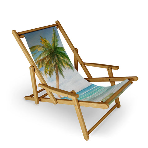 Rosie Brown Swaying Palms Sling Chair