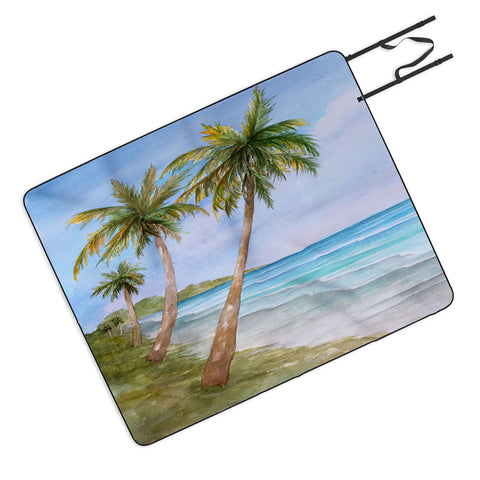 Rosie Brown Swaying Palms Picnic Blanket