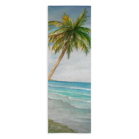 Rosie Brown Swaying Palms Yoga Towel