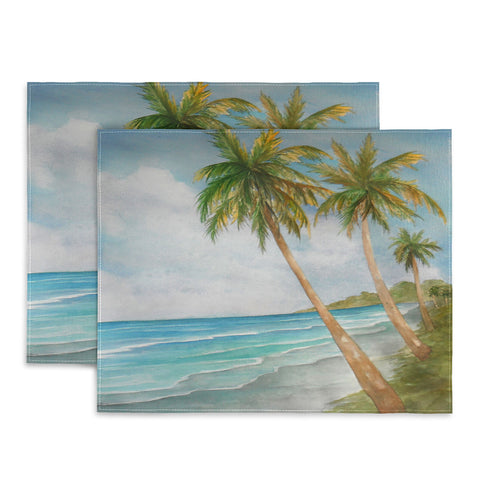 Rosie Brown Swaying Palms Placemat