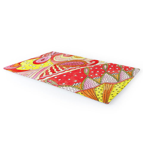 Rosie Brown Swirls Area Rug