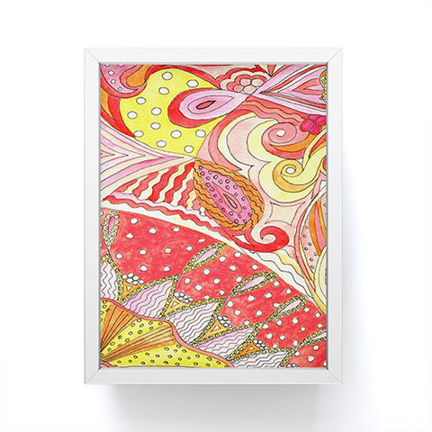 Rosie Brown Swirls Framed Mini Art Print