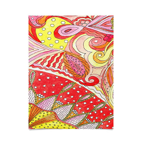 Rosie Brown Swirls Poster