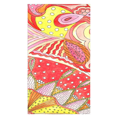 Rosie Brown Swirls Tablecloth
