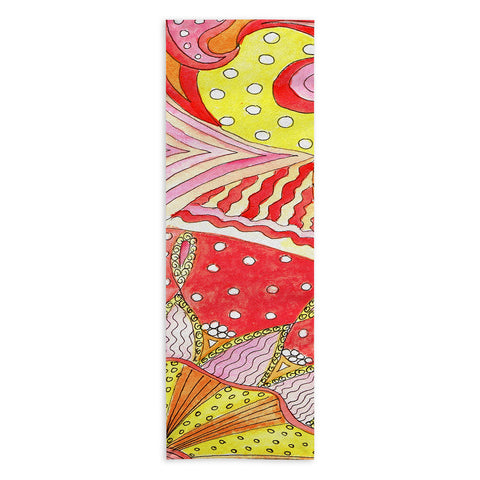 Rosie Brown Swirls Yoga Towel