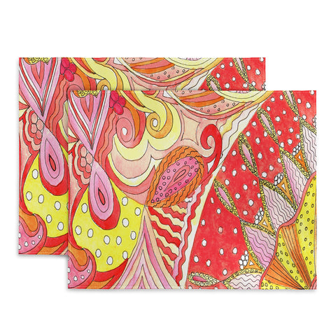 Rosie Brown Swirls Placemat