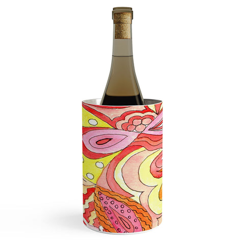 Rosie Brown Swirls Wine Chiller