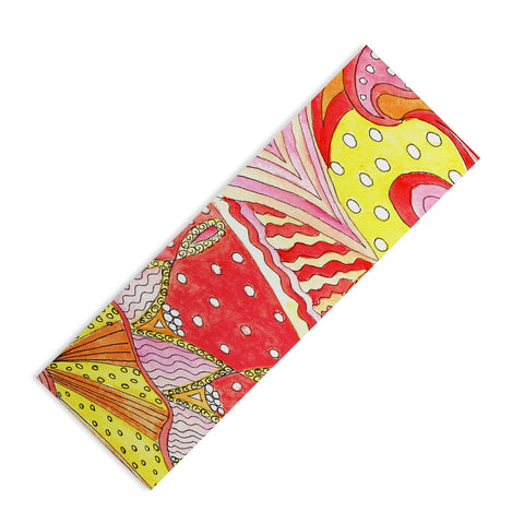 Rosie Brown Swirls Yoga Mat