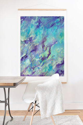 Rosie Brown Tempting Turquoise Art Print And Hanger