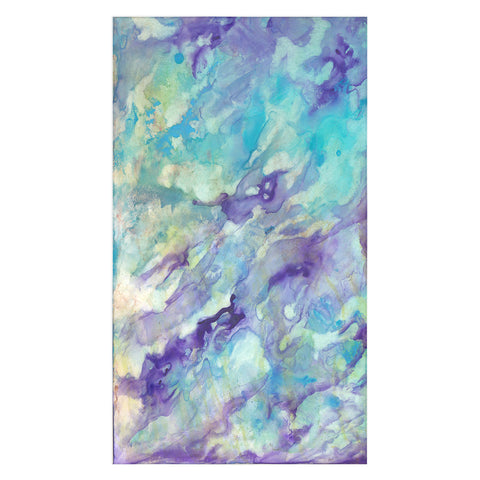 Rosie Brown Tempting Turquoise Tablecloth