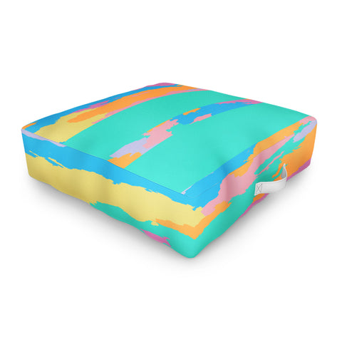 Rosie Brown The Color Green Outdoor Floor Cushion