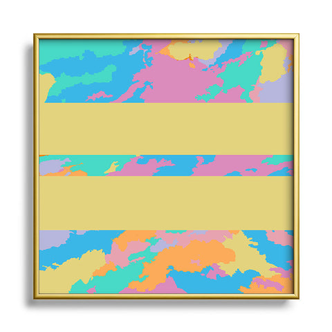 Rosie Brown The Color Yellow Metal Square Framed Art Print