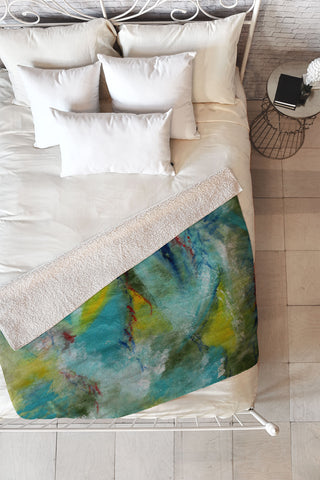 Rosie Brown The islands Fleece Throw Blanket