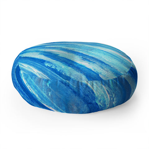 Rosie Brown They Call It The Blues Floor Pillow Round