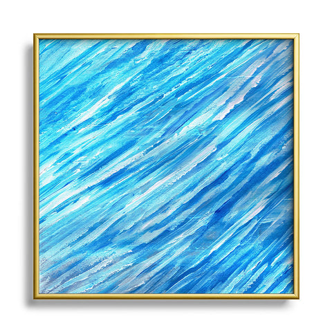 Rosie Brown They Call It The Blues Square Metal Framed Art Print