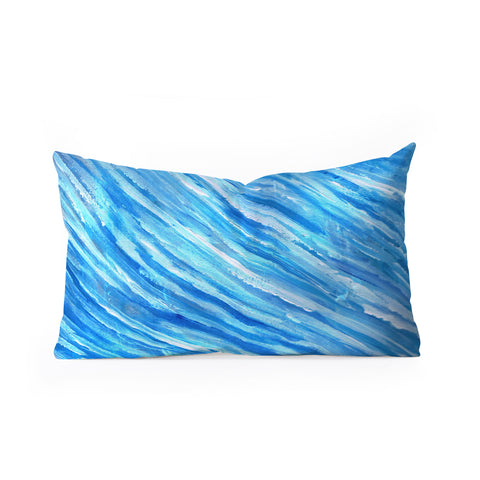 Rosie Brown They Call It The Blues Oblong Throw Pillow